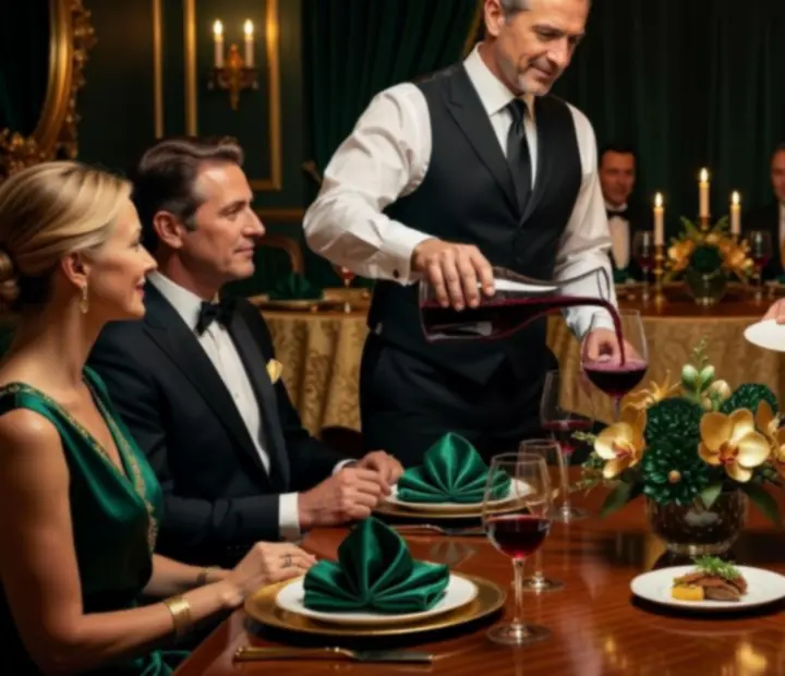Sommeliers et chefs partenaires préparant une expérience gastronomique sur mesure